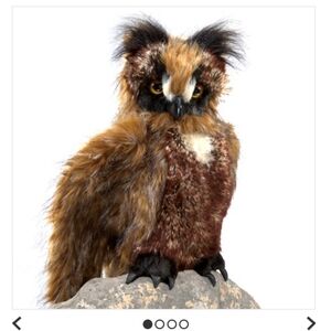 Great horned owl puppet
